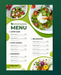 Custom Printed Restaurant Menu Booklets