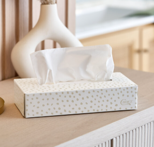 Paper Facial Tissues for Personal and Commercial Use