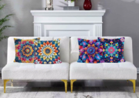Custom Printed Decorative Cushions with Pattern Designs